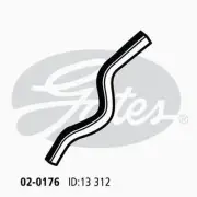 Gates Heater Hose 02-0176 fits Suzuki Swift AH, AJ 1.6 i (SF416, AH14, SF406) (for: Suzuki)