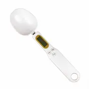 Digital Spice Sugar Electronic Food Scale Kitchen Tool Measuring Spoon White