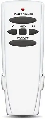 Ceiling Fan Remote Control with Light Dimmer Function for Hampton Bay UC7078T...