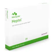 [Molnlycke] Mepitel Soft Silicone Wound Contact Layer 290710 7.5cm x 10cm 10 Pack
