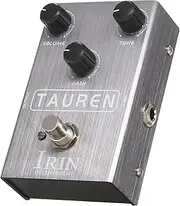 Overdrive Guitar Effect Pedal Effector Guitar Effect Processor Pedal with Volume Tone Gain Controls for Electric Guitar - Tauren Silver One Size