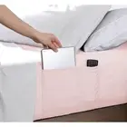 Twin Size Microfiber Fitted Sheet with 8 In. Double Storage Pockets, Blush