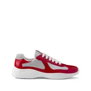 [Prada] Prada America's Cup Patent-leather Sneakers 10 US RED