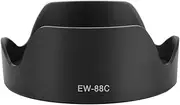Flower Lens Hood, EW 88C Camera Lens Hood Shade Camera Lens Hood Rubber for EF 24 70mm F2.8 L II USM Lenses