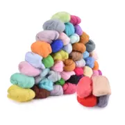 50 Diy Wool Felt Needles Tool Set Fabric Sewing Kit W/ Felting Handle Clover
