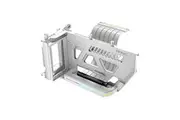 Antec RGB Adjustable Shift PCI Vertical GPU Bracket PCI-E 4.0 Riser Cable white (190mm) for 4090 & 7900 XTX Cards. E-ATX, ATX, Case. 4 PCI required