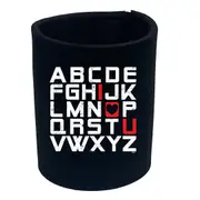 Alphabet Love You - Funny Novelty Stubby Holder