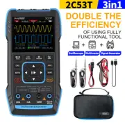 Upgrade 3in1 Oscilloscope Multimeter Signal Generator 50MHz Bandwidth 250MS Rate