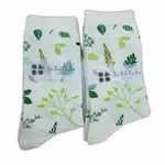 【GARAPAGO SOCKS】日本設計台灣製長襪-藥草圖案 - 襪子 長襪 中筒襪 台灣製襪子 日本設計