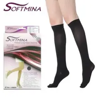 在飛比找森森購物網優惠-【Softmina】專業醫療彈性壓力包趾小腿襪-超薄型(醫療