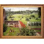 【開運陶源】CAMILLE PISSARRO卡密爾-畢沙羅.厄哈格尼 我窗外的景緻(大幅 93X73CM)