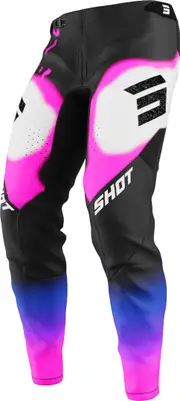 Shot Aerolite Astral Motocross Pants, blue-purple, Size 36 for Men Blue Purple