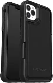 LifeProof FLIP Series Wallet Case for iPhone 11 Pro Max - Dark Night (Black/Castlerock)