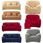 1 2 4 Seater Stretch Polyester Sofa Covers Home Couch Chair Slipcover Protector