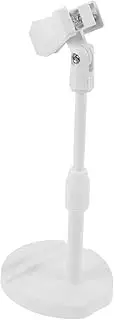ELAYARD Nail Holder Portable Dryer Desktop Stand Light Stand Light Socket Mini Dryer Mic Stand Nail Polish Dryer Clamp for Gel Nail Mini Desk Light Clamp Plastic White