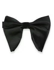 [Declic] JA Floppy Plain Bow Tie 10cm in Black