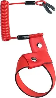 Boat Kill Switch Lanyard Suit for All Yamaha Jet Ski Waverunner, Marine Outboard Motor Engine Cut Off Stop Tether Wrist Strap, EW2-68348-00-00 Replacement (Red)
