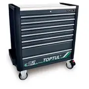 TOPTUL 7 Drawer Stainless Steel Worktop Tool Trolley TCBT0703
