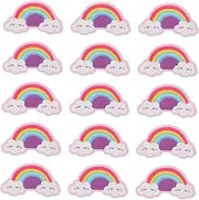 Ipetboom 20pcs Rainbow Shape Nail Files Cartoon Nail Buffers for Manicure Professional Grooming Tool for Smooth Polished Finish
