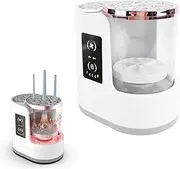 Electric Makeup Brush Cleaner, Timer Air Drying Detachable Unit Makeup Brush Cleaner Dryer Machine for Various Sizes of Brushes