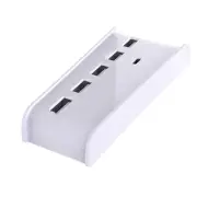 White 6-Port Extend USB Hub Adapter Splitter For Sony PS5 PS4 Pro Game Console