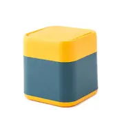 Mini Small Waste Bins Desktop Garbage Basket Home Office Table Mini Trash Can With Lid Garbage Bin Household Sundries Barrel Box