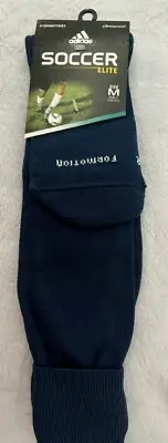 Adidas Navy Blue Formotion ClimaCool Soccer Elite Socks, Size M BRAND NEW