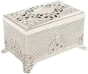 Whitehill - Stones Silver Plated Musical Jewellery Box 19x10cm