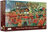 Warlord Games Thirty Years War Infantry Battalia - Plastic Miniatures for Pike and Scrap Epic Battles, Highly Detailed Miniatures for Tabletop War Games