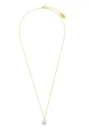 SYDNEY SOIRÉE ELAINE CUSHION CUT PENDANT GOLD