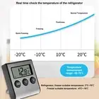 Digital Fridge Thermometer Alarm Memory Function Small Freezer Thermometer AC