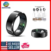 Sleek Smart Ring for Men & Women - Waterproof, Long Battery Life, Stylish Black