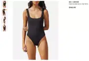 Bec + Bridge, black, swimsuit 10 NWT