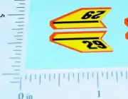 Superfast Matchbox #29 Racing Mini Sticker Set SF-29B