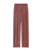 Waist side button casual pants IT40,IT44,IT42,IT48,IT46 Brown