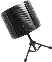 DRESSOOS 1 Set Microphone Isolation Shield Panel Windshield with Angle Portable Cover for Recording Broadcasting Video Chat Karaoke for Sound Absorption