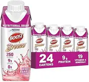 BOOST Breeze Nutritional Drink, Wild Berry, 8 fl oz (Pack of 24)