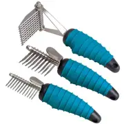 Master Grooming Tools Dog Pet Ergonomic Dematting Comb Rake 3 Type