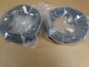 2x Kenwood TK-5710 VHF Mobile Radio Remote Head Cable KCT-22 17' TK790 TK890