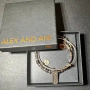 Alex And Ani Love Bangle Bracelets Set of 2