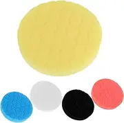 TINEASUR 5pcs Hexagon Foam Car Wax Applicator Pads Set Polishing Sponge Buffing Discs for Car Detailing Soft and Waxing Pads Compatible with Polishers