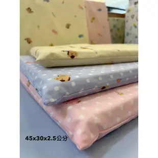 台灣製乳膠平枕乳膠枕嬰幼兒趴枕/枕套(贈枕頭套） 平枕 乳膠 嬰兒