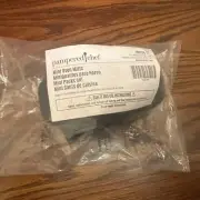 Pampered Chef Mini Oven Mitts #100176 Silicone Potholders Black New Sealed