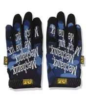 Bape x Mechanix Wear Collaboration Work Gloves COLOR CAMO Pattern Navy M size