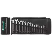 Stahlwille 96400651 12/15 Small Double Open Ended Spanner Electric Set w/ Wallet