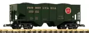 PIKO ~ G Scale ~PRR Rib-Side Hopper Car ~ 38955
