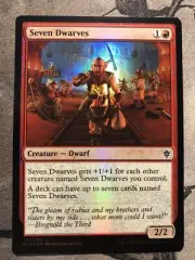 Seven Dwarves FOIL MTG NM ELD Ships Free!!
