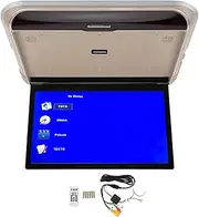 Brilluxa Car Roof Player, MP5 1080P USB Overhead Monitor, 17.3in HD Digital Display, HDMI Compatible Roof Mounted Screen