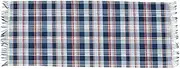 [WOIWB] Women's Scarf, Faux Pashmina Soft Lightweight Shawl Wrap, Blue Red Plaid Print Fashion Scarves, Multicolor