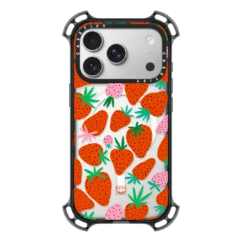 iPhone 17 Pro Bounce Case MagSafe Compatible STRAWBERRIES
